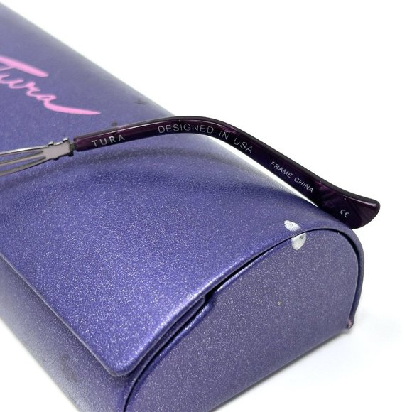 Tura Eyeglasses Frame R 131 Lilac Discontinued Frame 49 [] 16 130 - Picture 5 of 13